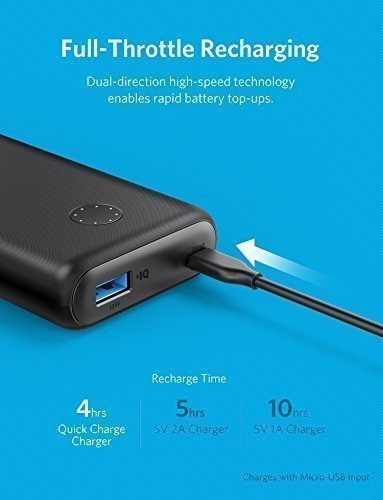 Anker PowerCore Select 10000 Portable Charger - Black, Ultra-Compact,  High-Speed Charging Technology Phone Charger for iPhone, Samsung and More.