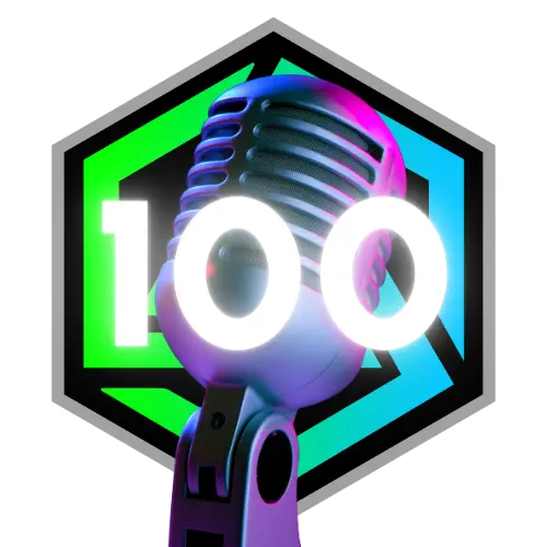 Episode 100 badge